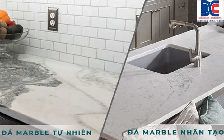 Cách phân biệt đá marble tự nhiên và nhân tạo